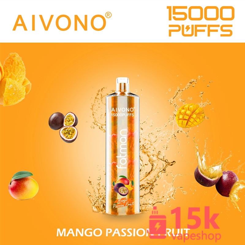 Aivono Fatman 15000 Puffs Vape Pen - 24ml E-Liquid, 600mAh Battery, DTL Vaping - Imagen 5