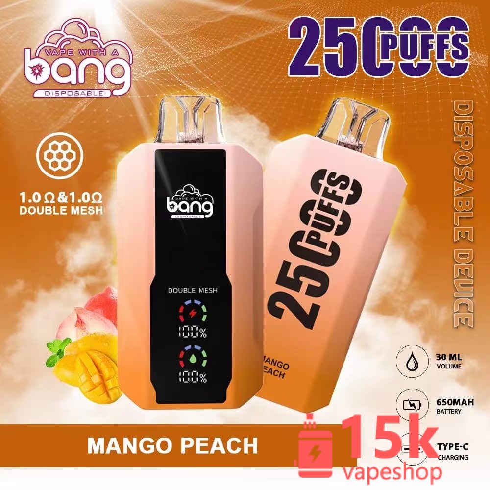 Bang 25000 Disposable Vape Pen - 25,000 Puffs with 12 Flavors | High-Performance Vaping Experience - obrazek 2