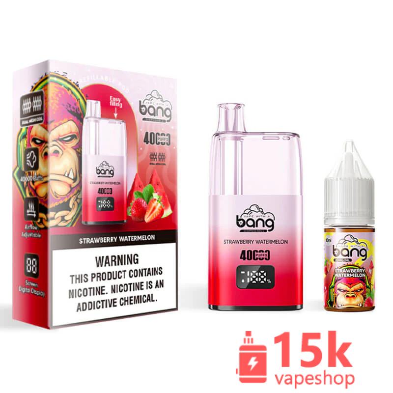 Bang 40000 Refillable Vape Device - 40,000 Puffs, 2% Nicotine, 10ml E-liquid Capacity - Görsel 4