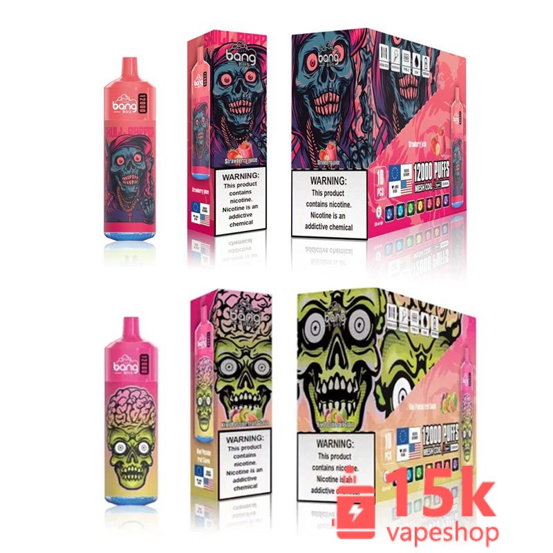Bang Box 12000 Puffs 20ml 650mAh Rechargeable Vape Pen - Fruit Flavors, Disposable E-Cigarette - 画像 (5)