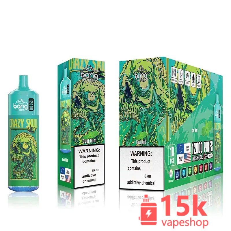Bang Box 12000 Puffs Rechargeable E-Cigarette Vape Pen, 650mAh, Fruit Flavors, Disposable - 20ml - Afbeelding 2