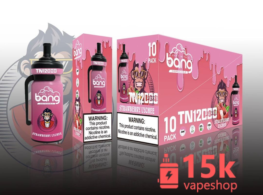 Bang TN 12000 Disposable Vape Pen 650mAh, 20ml Capacity, Mesh Coil, Type-C Charging - Vaizdas 2