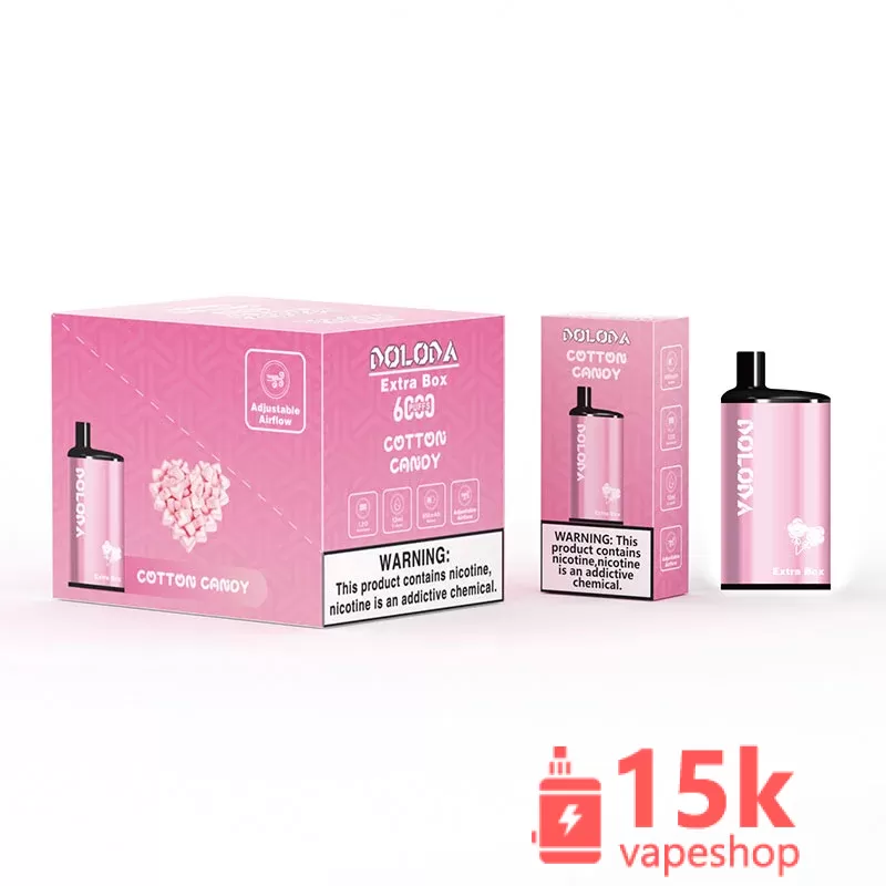 Doloda Extra Box 6000 Puffs 2%/5% Nicotine Rechargeable Disposable Vape Pod - Wholesale – Image 2