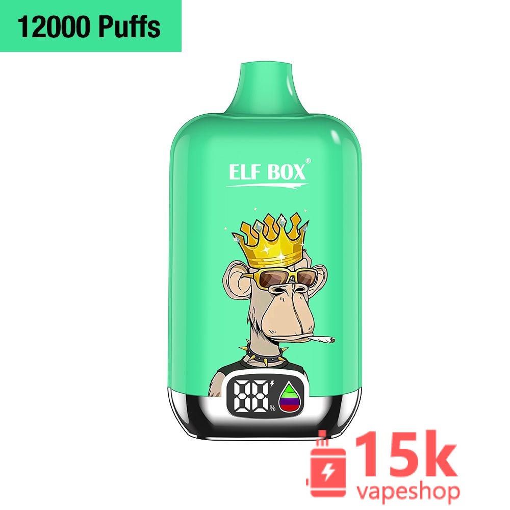 Elf Box Digital 12000 Puffs Vape - 25ml Ejuice, 20 Flavours, LED Screen, Quick Delivery - зображення 5