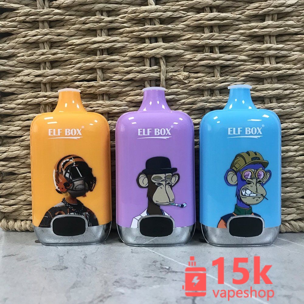 Elf Box Digital 12000 Puffs Vape - 25ml Ejuice, 20 Flavours, LED Screen, Quick Delivery - зображення 3