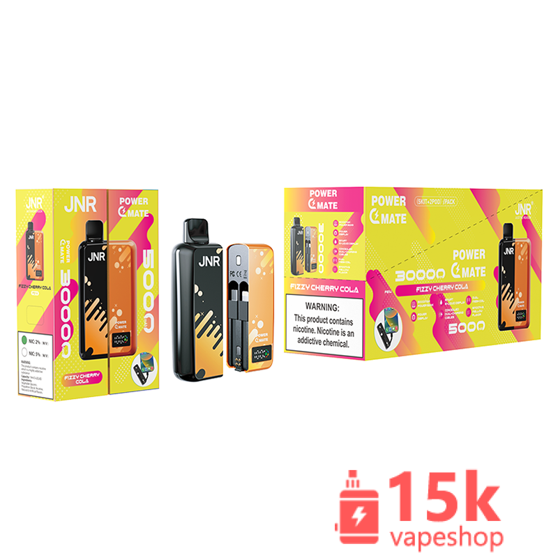 Jnr Power Mate 30000 Pod Vape - 30,000 Puffs, 19ml E-liquid, 5000mAh Battery, 10 Flavors - Vaizdas 4