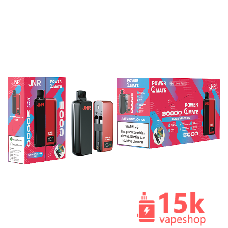 Jnr Power Mate 30000 Pod Vape - 30,000 Puffs, 19ml E-liquid, 5000mAh Battery, 10 Flavors - Vaizdas 5
