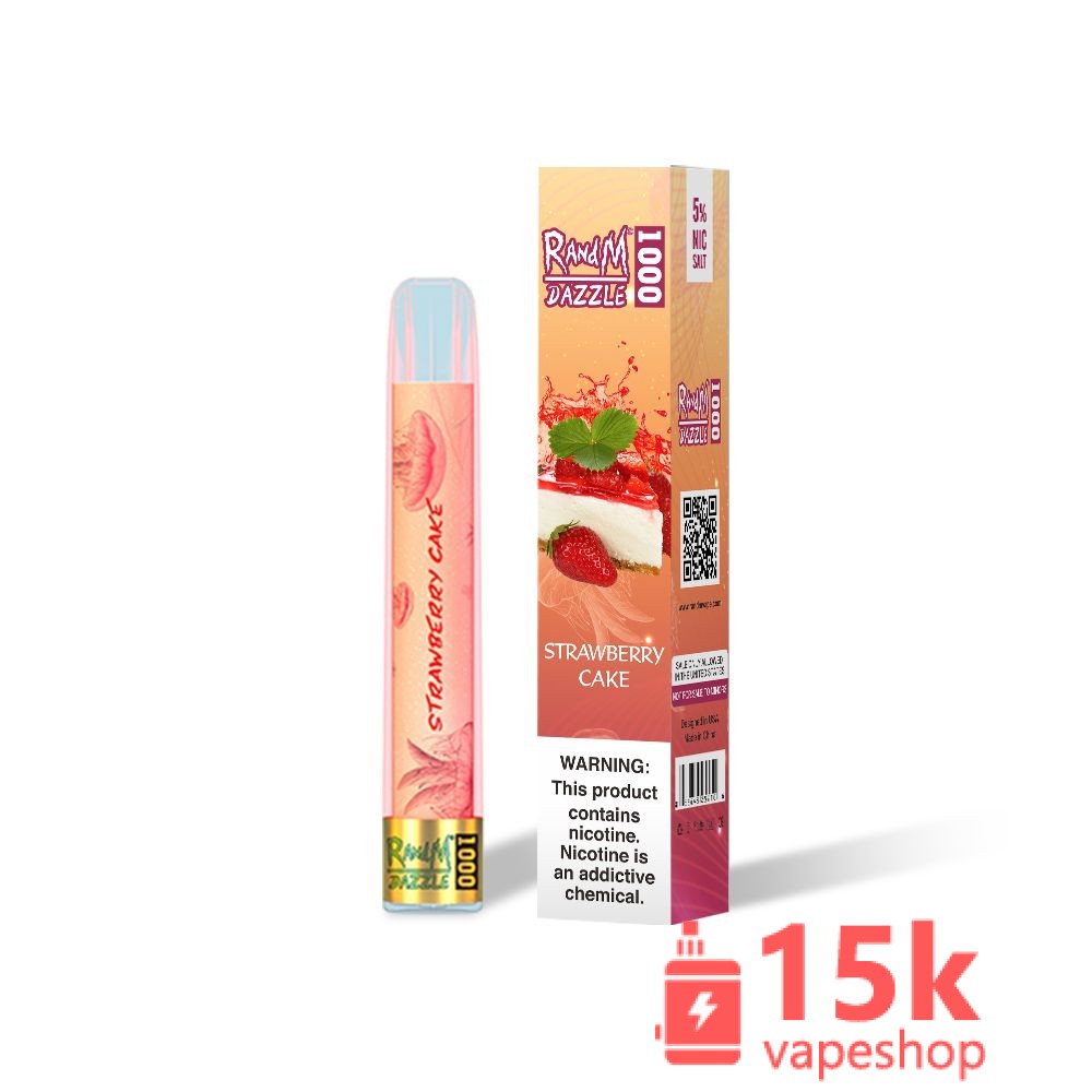 Randm Dazzle 1000 Disposable Vape - 500mAh, 1000 Puffs, Fruit Flavors, FDA Certified, Wireless Charging - Obrázok 5