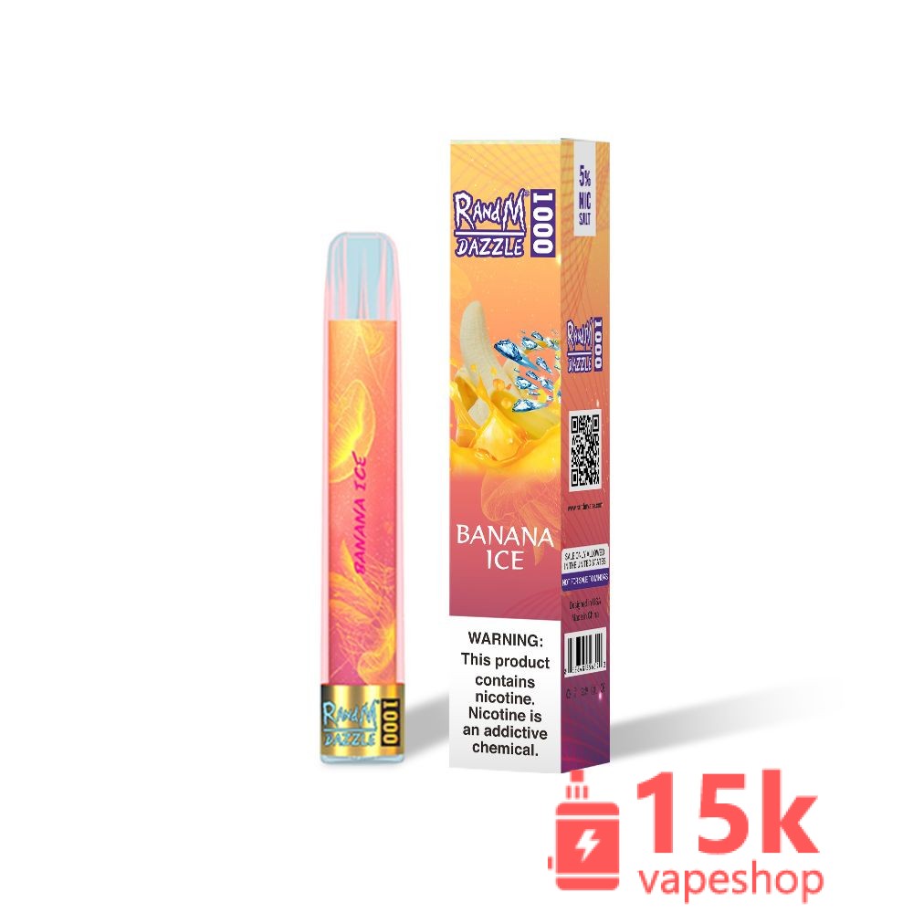 Randm Dazzle 1000 Disposable Vape - 500mAh, 1000 Puffs, Fruit Flavors, FDA Certified, Wireless Charging - Obrázok 3