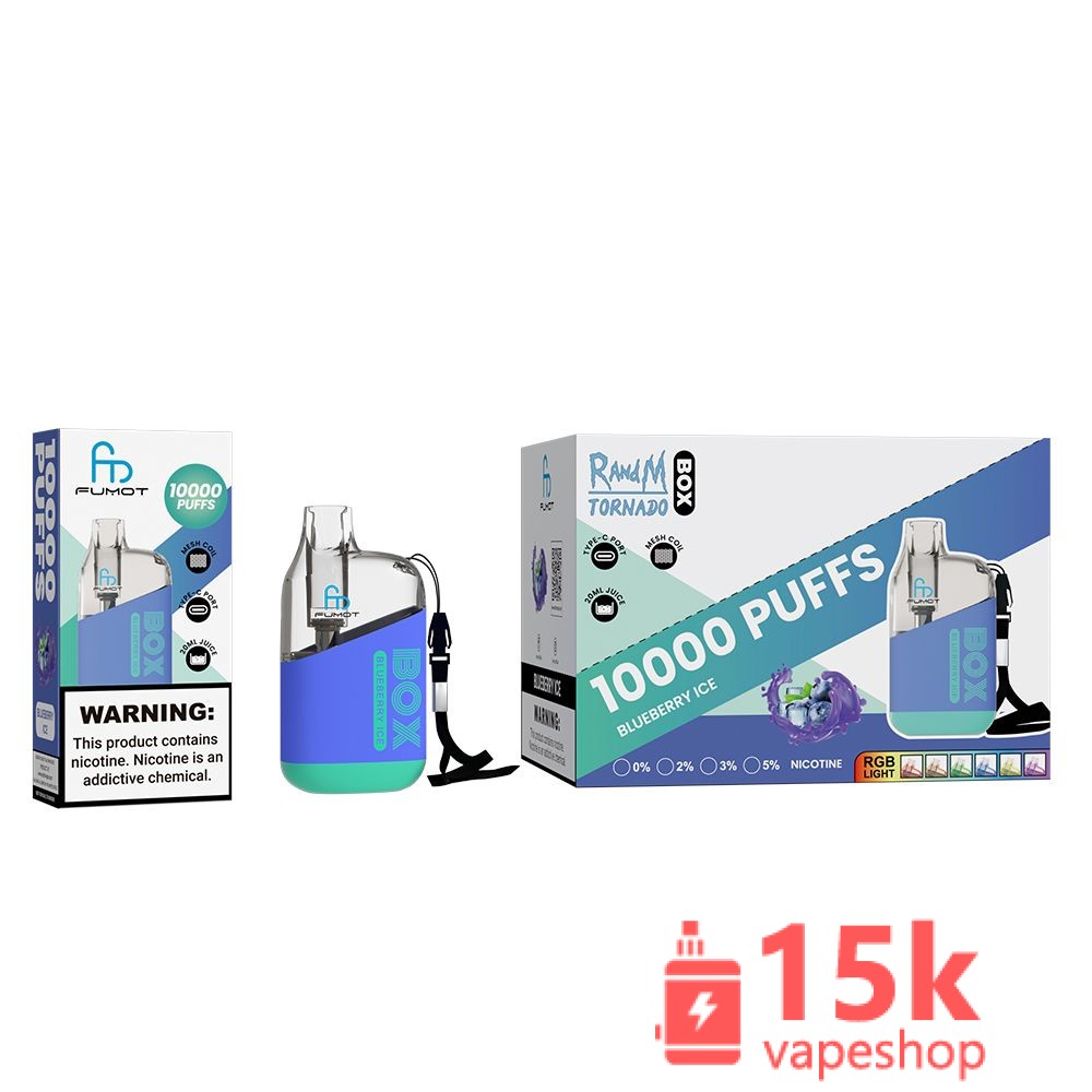 Randm Tornado Box 10000 Puffs Disposable Vape Pen - Fast Shipping, 20 Flavors, OEM/ODM Available