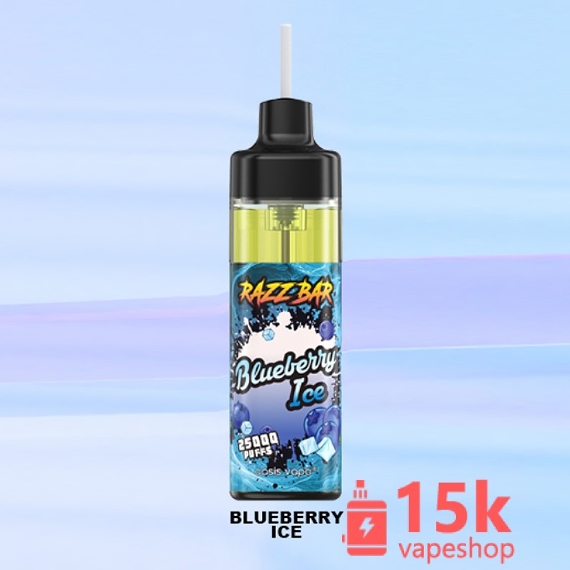 Razz Bar 25000 Puff 25K Vape - 25,000 Puffs Disposable E-Cigarette with 16 Flavors