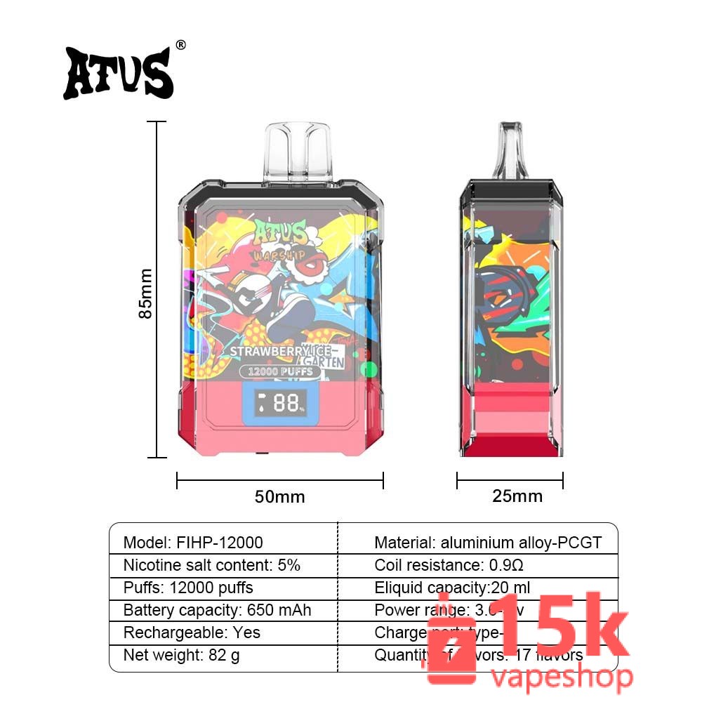 Refilled Pod Charger Atvs Hot Sell in Germa Spain France Randm Electric Vaporizer - Attēls 3