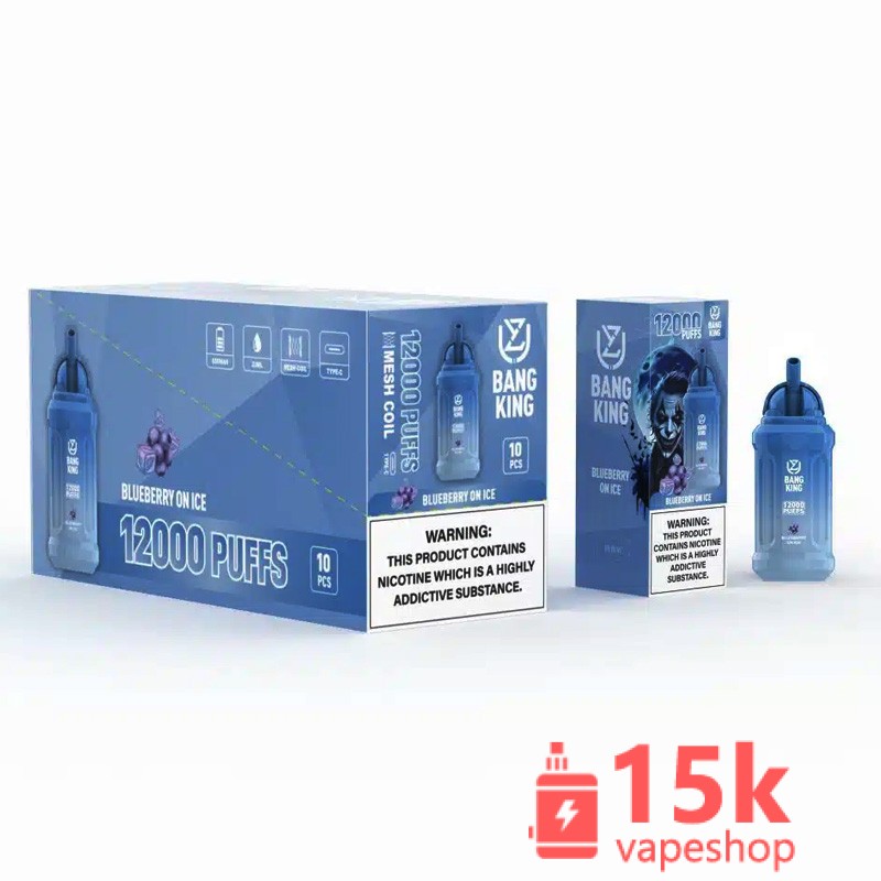 Uzy Bang King 12000 Disposable Vape Pod - 12000 Puffs with 23ml E-Juice - Εικόνα 6
