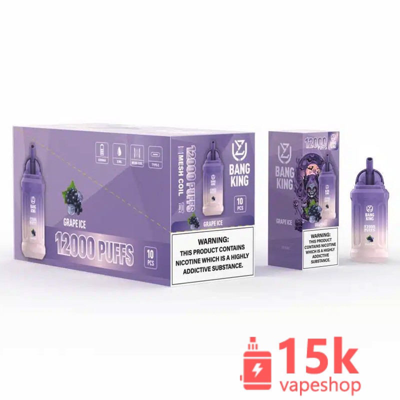Uzy Bang King 12000 Disposable Vape Pod - 12000 Puffs with 23ml E-Juice - Εικόνα 3