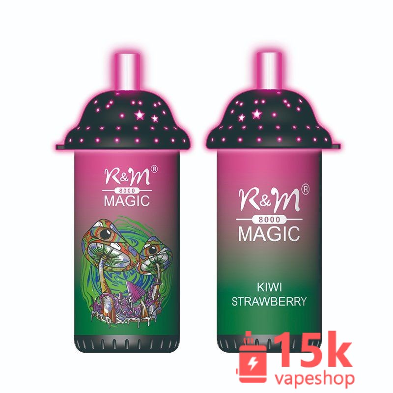 Wholesale R&M Magic 8K Puffs Disposable Vape Pen 16ML E-liquid, Rechargeable with 12 Flavors – Image 3