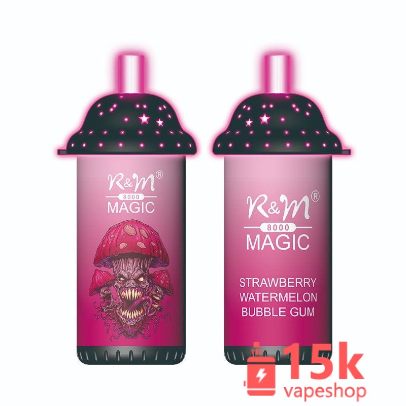 Wholesale R&M Magic 8K Puffs Disposable Vape Pen 16ML E-liquid, Rechargeable with 12 Flavors – Image 6