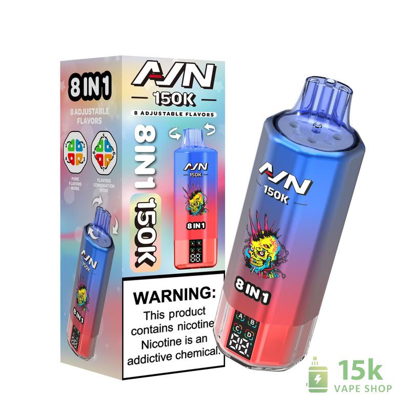 Aivono Aim 150K Puffs Disposable Vape - 150000 Puffs, 58ml E-Liquid - Image 2