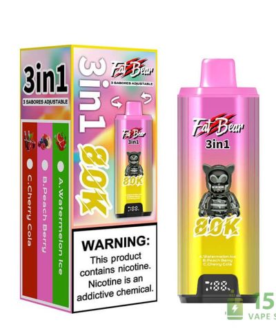 Alternative view of Aivono AIM FATBEAR 80K Disposable Vape - 80,000 Puffs, Dual Mesh Coil