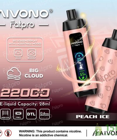 Aivono Aim Fatpro 22000 Puffs Rechargeable Disposable Vape | OEM/ODM