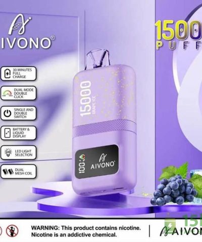 Alternative view of Aivono Aim Magic 15000 Disposable Vape - 15,000 Puffs, Rechargeable Type-C Device