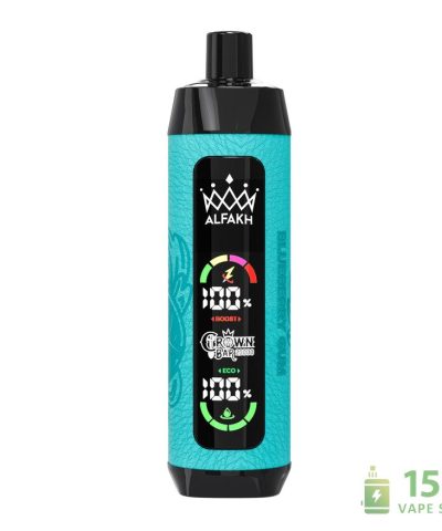 Alternative view of Alfakh Crownbar 20000 Disposable Vape - 20,000 Puffs with Leather Finish DTL Experience