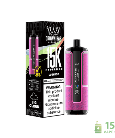 Alternative view of Alfakher Crown Bar 15000 Hyper Max: 22ml Rechargeable Vape with 15K Puffs