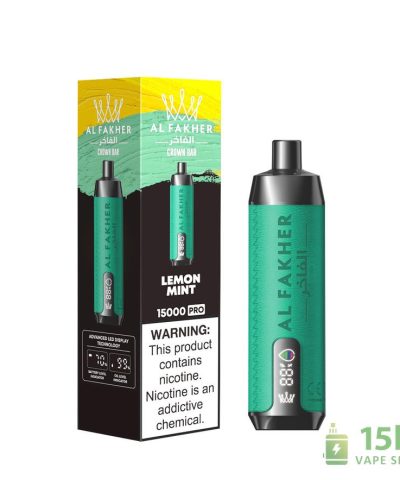 AlFakher Crown Bar 15000 Pro Rechargeable Disposable Vape