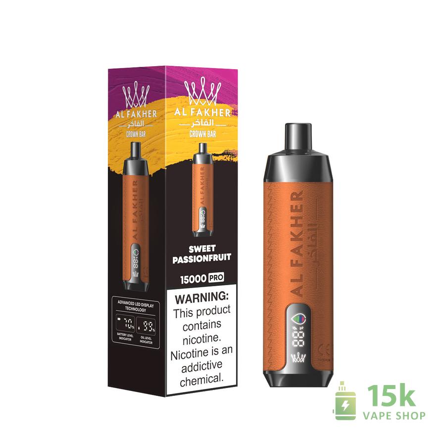 AlFakher Crown Bar 15000 Pro Rechargeable Disposable Vape - Image 4