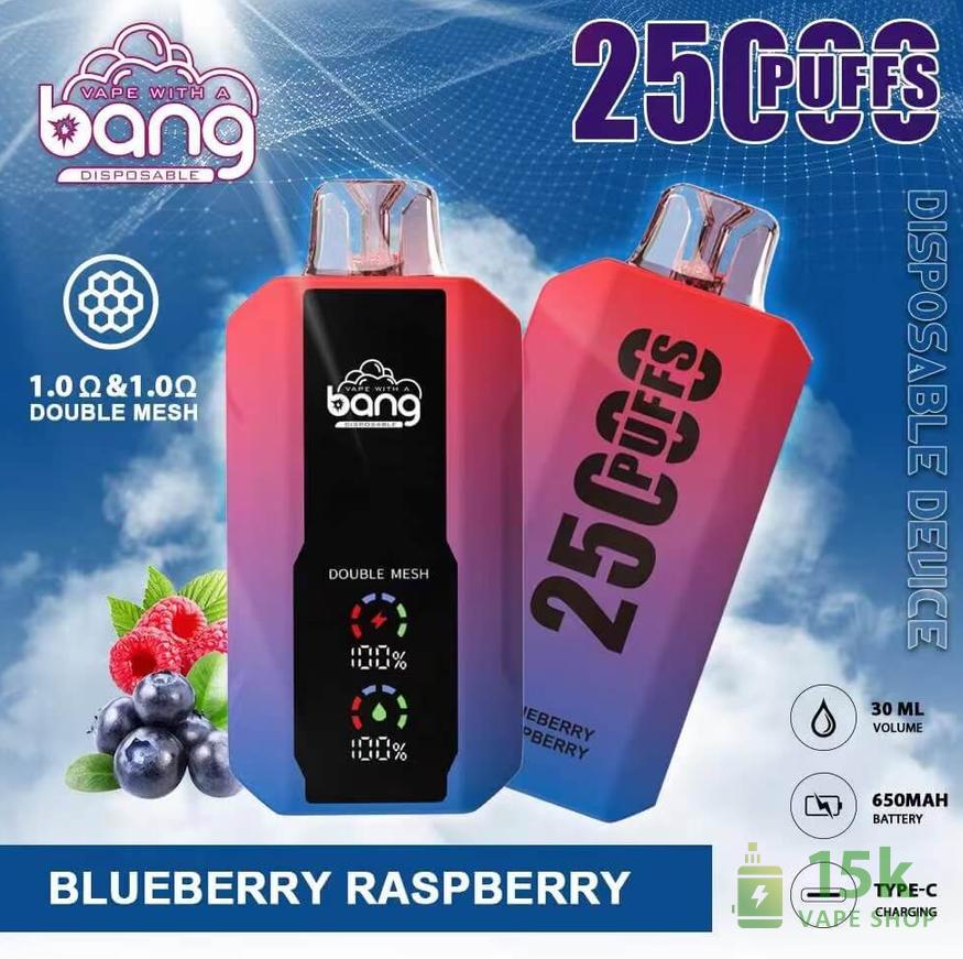 Bang 25000 Disposable Vape - 25K Puffs, 650mAh Rechargeable Battery - Image 5