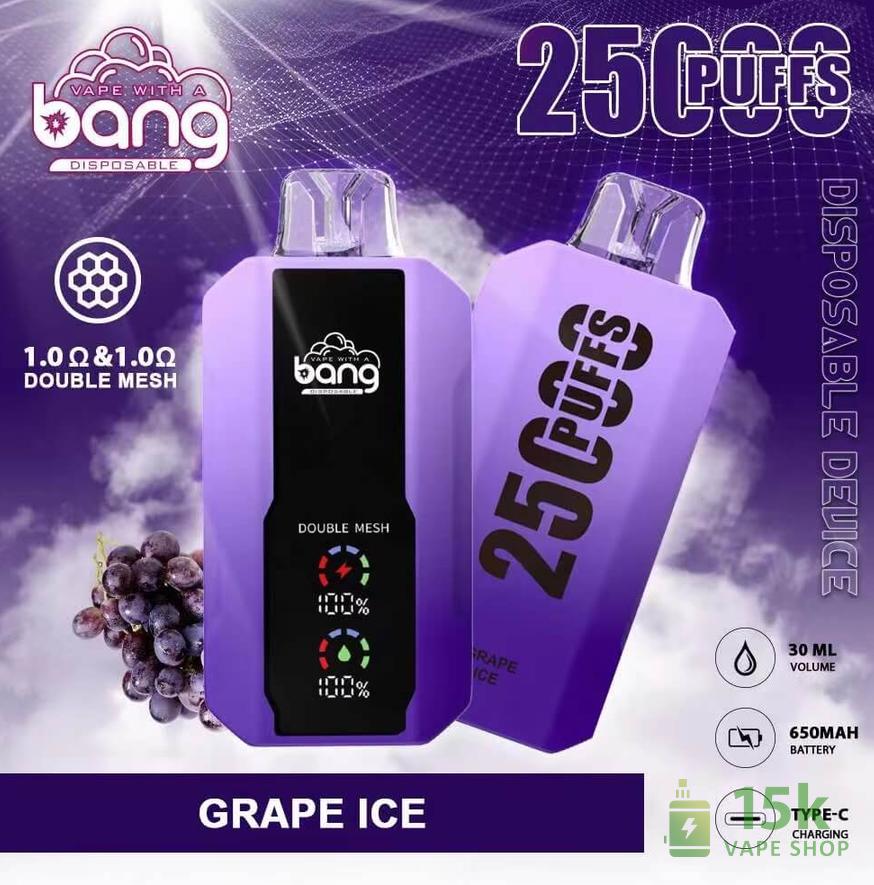 Bang 25000 Disposable Vape - 25K Puffs, 650mAh Rechargeable Battery - Image 4