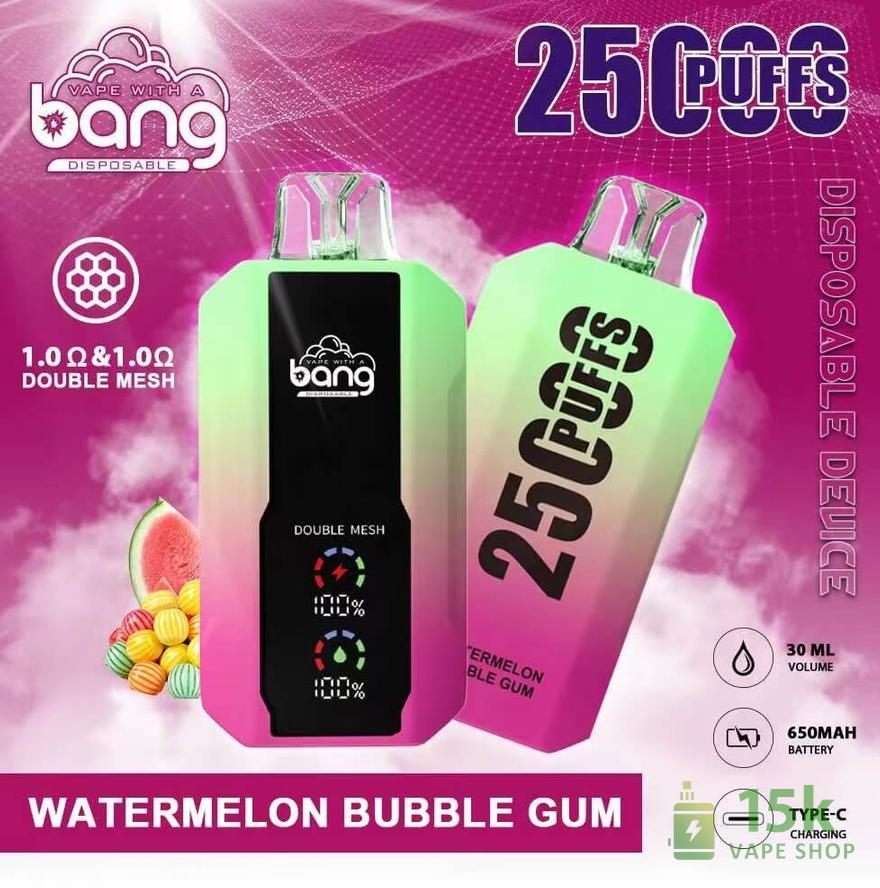 Bang 25000 Disposable Vape - 25K Puffs, 650mAh Rechargeable Battery - Image 6