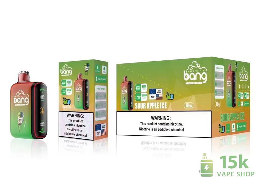 Bang 9000-18000 Disposable Vape: 18K Puffs, 650mAh Battery & 12 Flavors