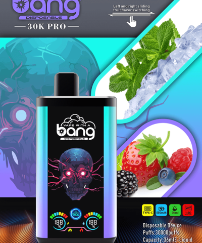 Bang Double Flavor 30000 Disposable Vape: Dual System, 30K Puffs | Rechargeable