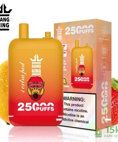 Bang King 25000 Puffs Dual Pod Disposable Vape - 46mL, 12 Flavors, Rechargeable