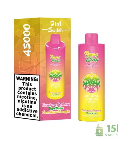 Alternative view of Bang King 45000 Puffs Triple Flavors Disposable Vape - 45ml, Rechargeable