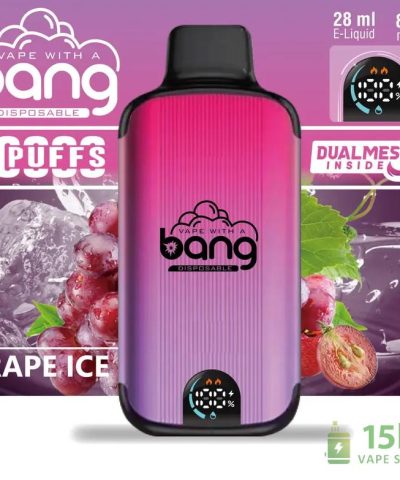 Bang Smart Screen 20000 Disposable Vape - 20K Puffs, 12 Flavors, 650mAh