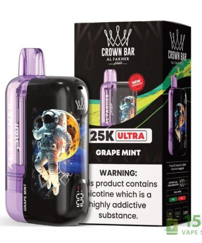 Crown Bar Al Fakher Ultra 25000 Puffs Disposable Vape (5% Nicotine)
