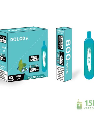 Alternative view of Doloda Mini Bar 800 Puffs Disposable Vape - 2%/5% Nicotine & Multiple Flavors