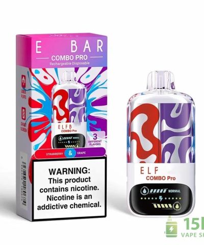 Alternative view of Elfbar Combo Pro 30000 Disposable Vape - 30K Puffs, Rechargeable | 5% Nicotine