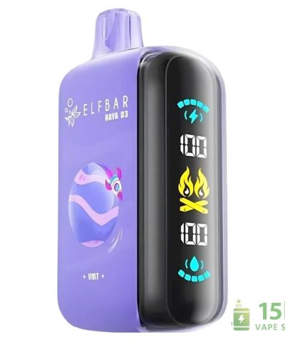 Alternative view of Elfbar Raya D3 25000 Disposable Vape Kit with 25,000 Puffs & Rechargeable Battery