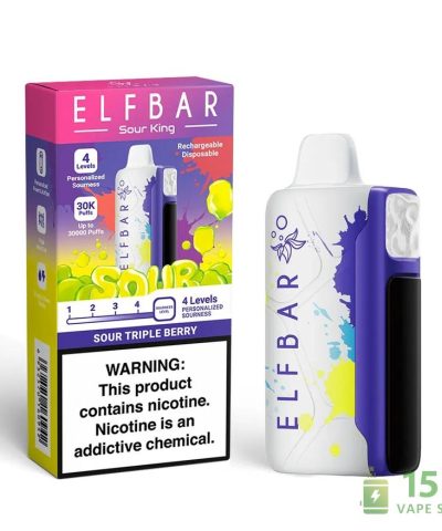 Elfbar Sour King Disposable Vape - 30,000 Puffs with Custom Sour Flavors