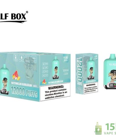 Alternative view of Elfbox Digital 12000 Puffs Disposable Vape: LED Display, Rechargeable, 0-5% Nicotine