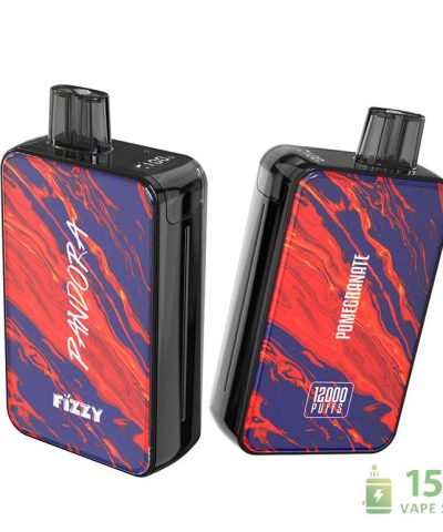 Fizzy Pandora 12000 Puffs Rechargeable Disposable Vape | 12 Flavors 2/5% Nicotine