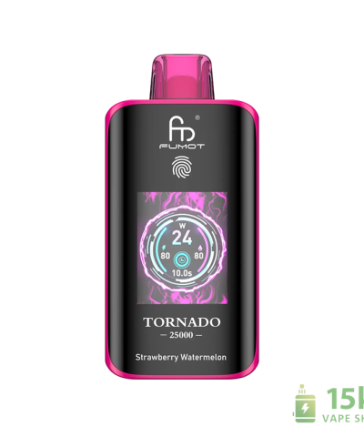 Alternative view of Fumot Tornado 25000 Disposable Vape with Smart Touch Screen & 25000 Puffs
