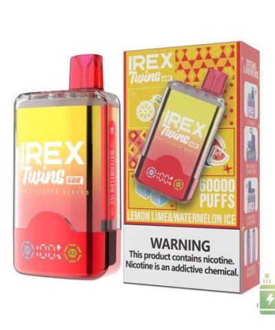 IREX TWINS 60K Dual-Tank Disposable Vape | 40K Puffs, 5% Nicotine