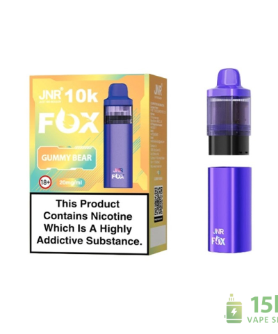 Alternative view of JNR Fox 10000 Refill Pods - 10,000 Puffs with Refill System | 20mg Nic Salt