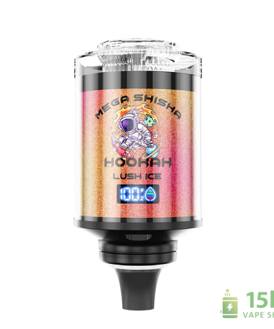 Alternative view of JNR Mega Shisha Hookah - 100K Puffs, DTL Vaping, 60ml Capacity, Type-C Charging