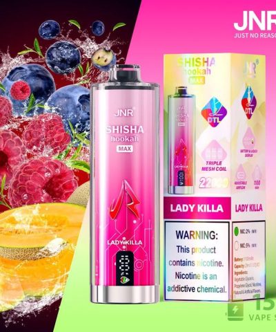 JNR Shisha Hookah Max 22000 Disposable Vape | 22K Puffs Hookah Edition