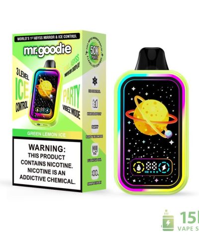 Mr.Goodie Abyss Mirror Vape - 50,000 Puffs, Party Vibez Mode & Mirror Display