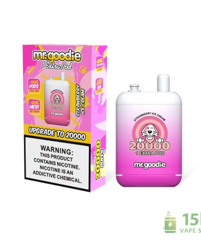 Alternative view of Mr Goodie VM008 20K Puffs Rechargeable Dual Pod Disposable Vape - Long-lasting Use